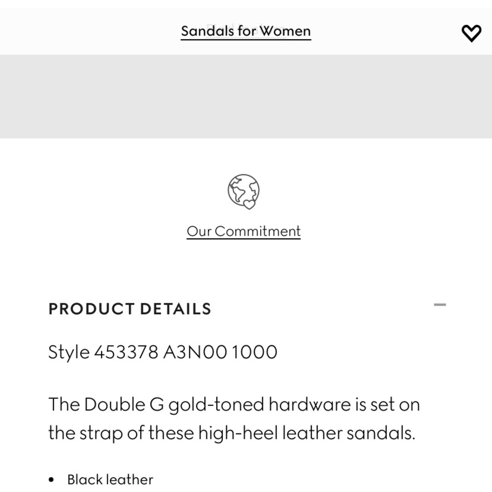 Just in time for Christmas!! Authentic Gucci sandals heels. Worn a few times. - Picture 2 of 7